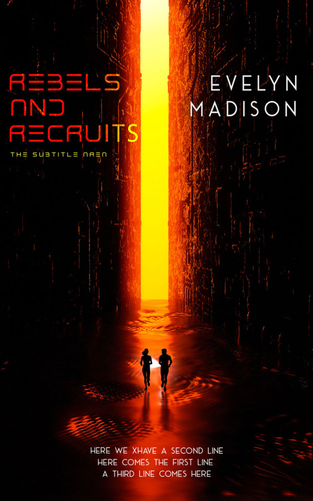 Front view of Asphalt #14307 - Premade Apocalyptica Book Cover | BookCoverZone