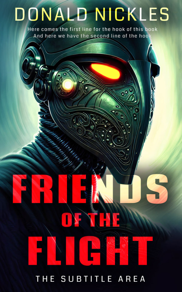 Front view of Tonys Pink #14318 - Premade Apocalyptica Book Cover | BookCoverZone