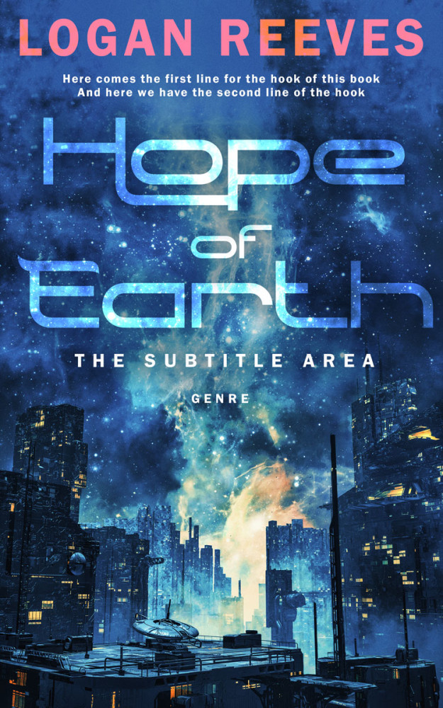 Front view of Astronaut #14335 - Premade Science Fiction Book Cover