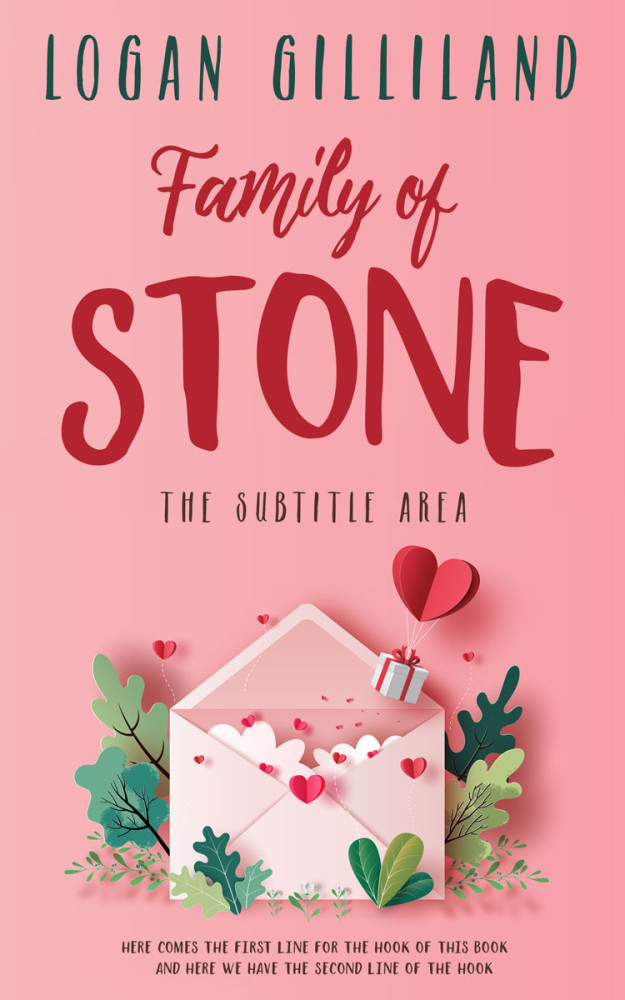 Front view of Wewak #14368 - Premade Romance Book Cover