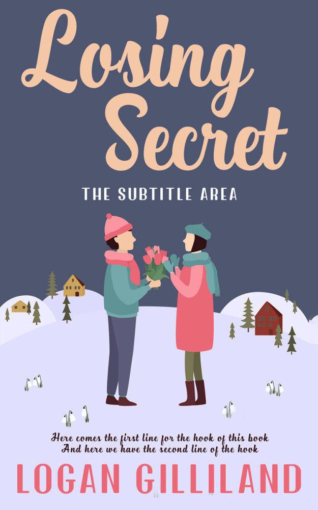 Front view of Melanie #14375 - Premade Romance Book Cover