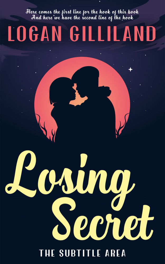 Front view of Tacao #14378 - Premade Romance Book Cover