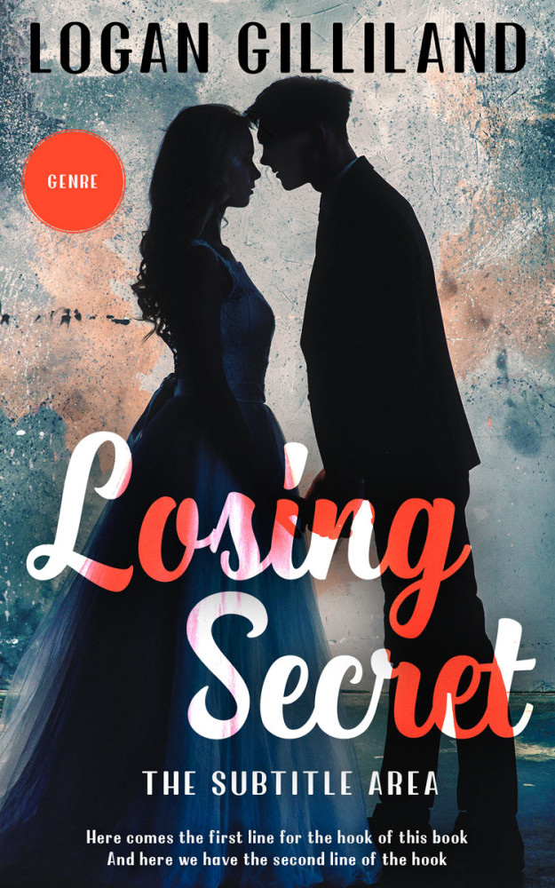 Front view of Ebony Clay #14385 - Premade Romance Book Cover