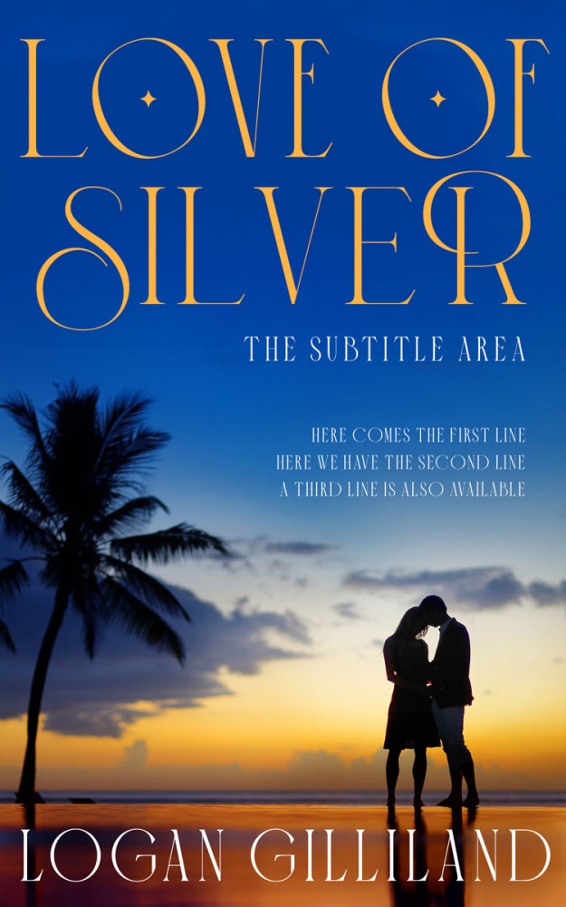 Front view of Twine #14390 - Premade Romance Book Cover