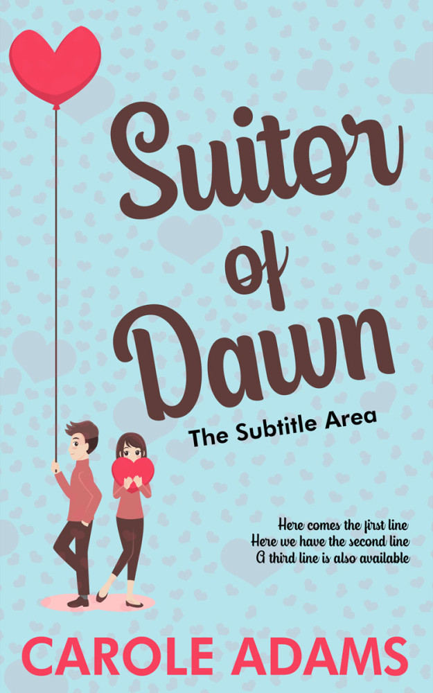 Front view of Powder Blue #14406 - Premade Romance Book Cover