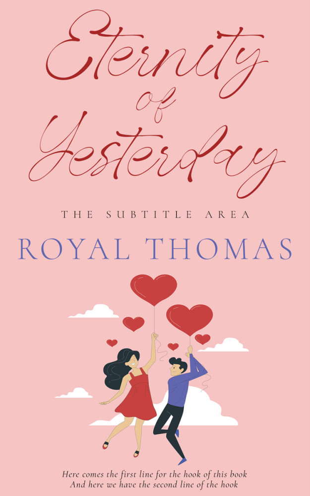 Front view of Mandys Pink #14444 - Premade Romance Book Cover