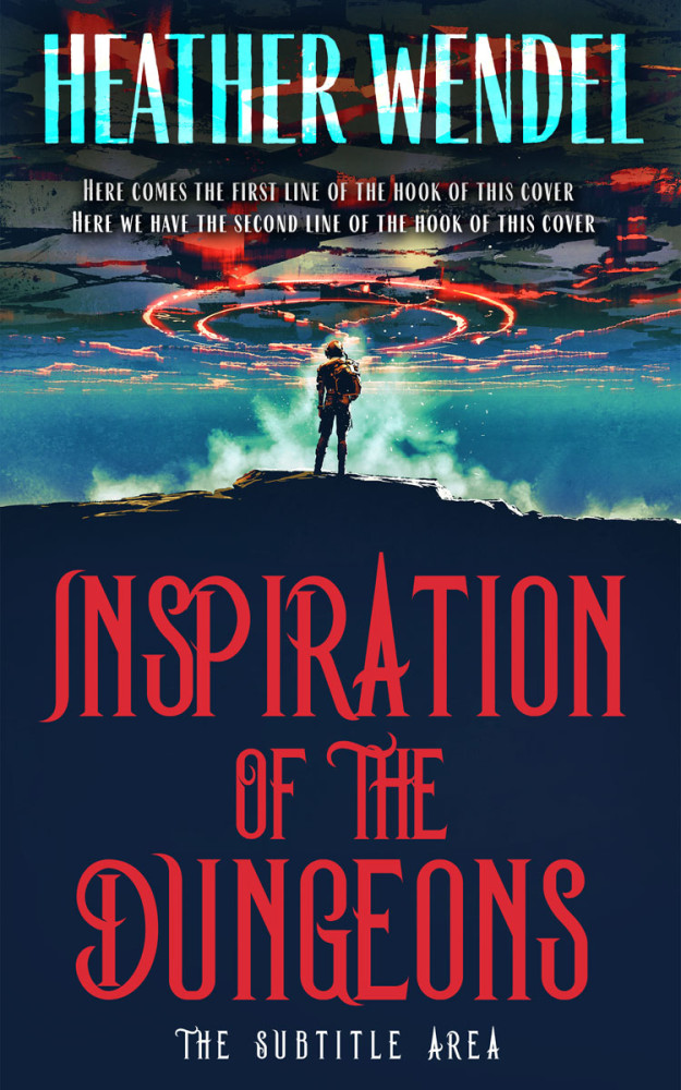 Front view of Big Stone #14490 - Premade Fantasy Book Cover