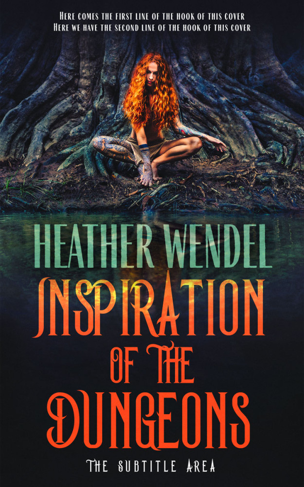 Front view of Shark #14493 - Premade Fantasy Book Cover