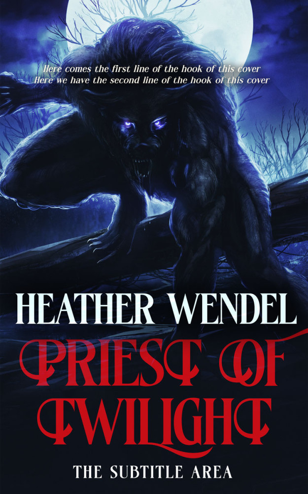 Front view of Oriental Pink #14506 - Premade Fantasy Book Cover