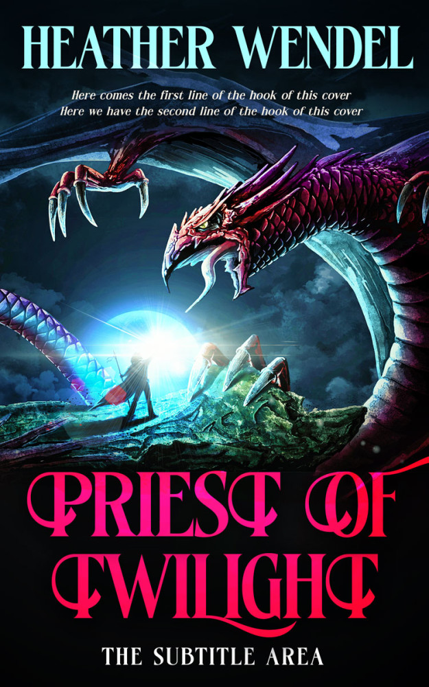 Front view of Can Can #14509 - Premade Fantasy Book Cover