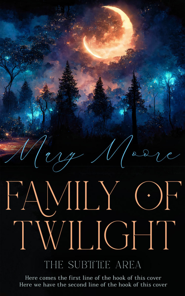 Front view of Cinder #14513 - Premade Fantasy Book Cover