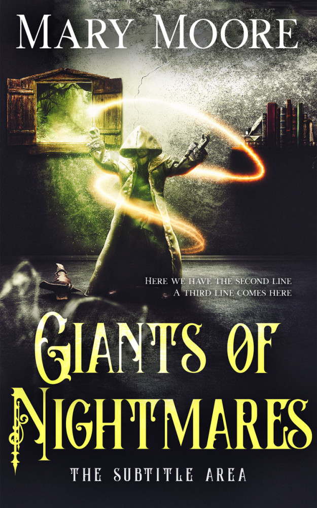 Front view of Sapling #14526 - Premade Fantasy Book Cover