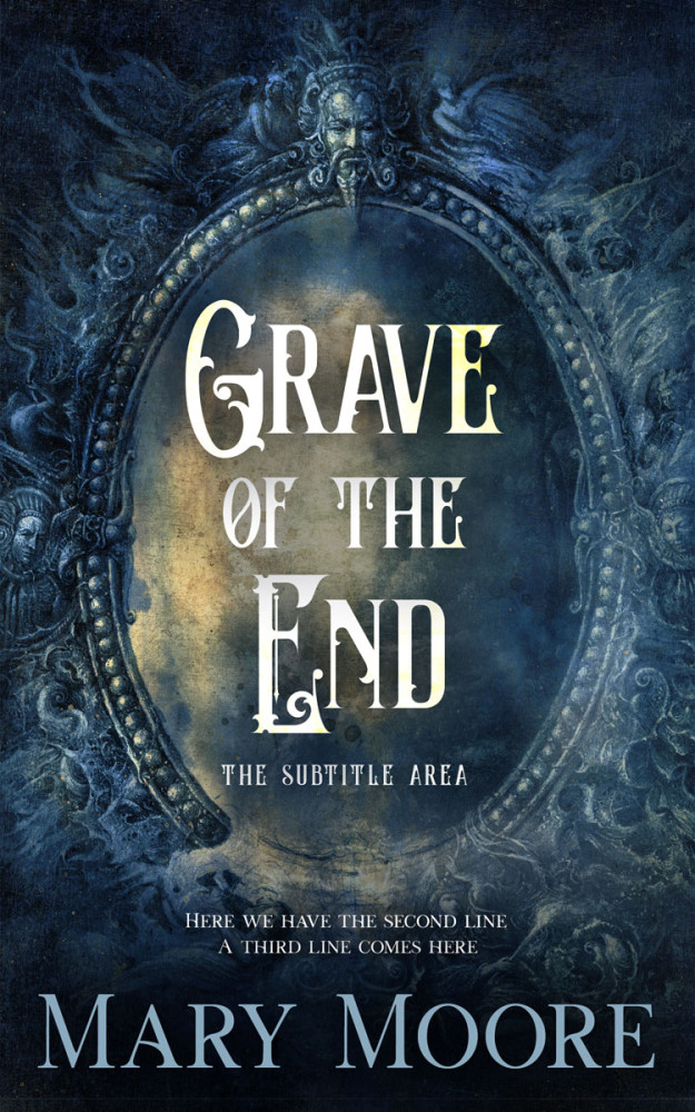 Front view of Ebony Clay #14527 - Premade Fantasy Book Cover