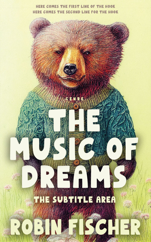 Front view of Thunder #14548 - Premade Nature Book Cover | BookCoverZone