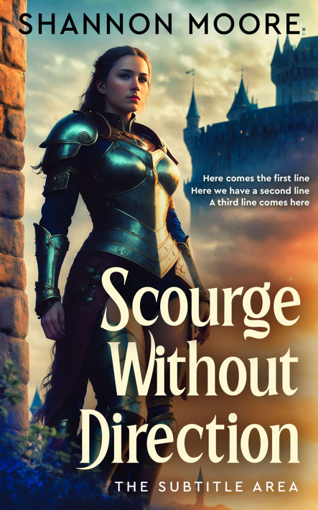 Front view of Ebony Clay #14557 - Premade Historical Book Cover