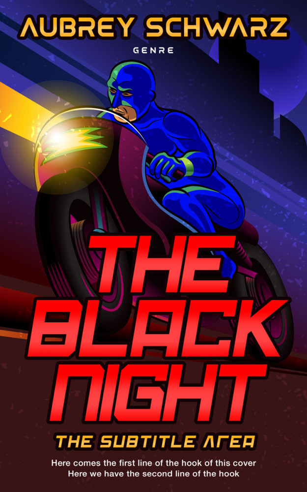 Front view of Flamingo #14560 - Premade Fantasy Book Cover