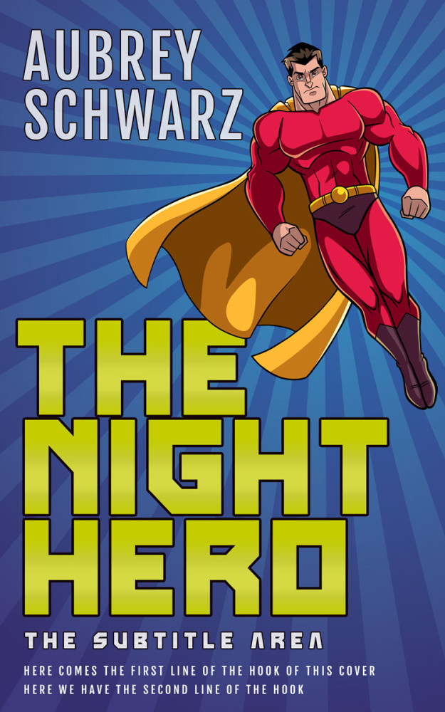 Front view of Chambray #14567 - Premade Action & Adventure Book Cover