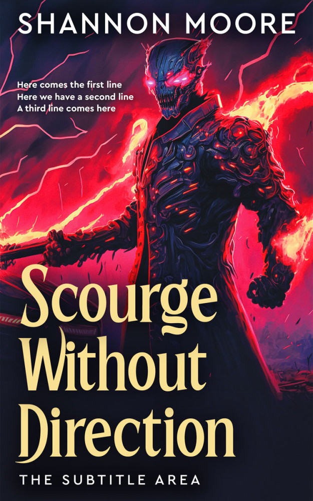 Front view of Sunglo #14574 - Premade Science Fiction Book Cover