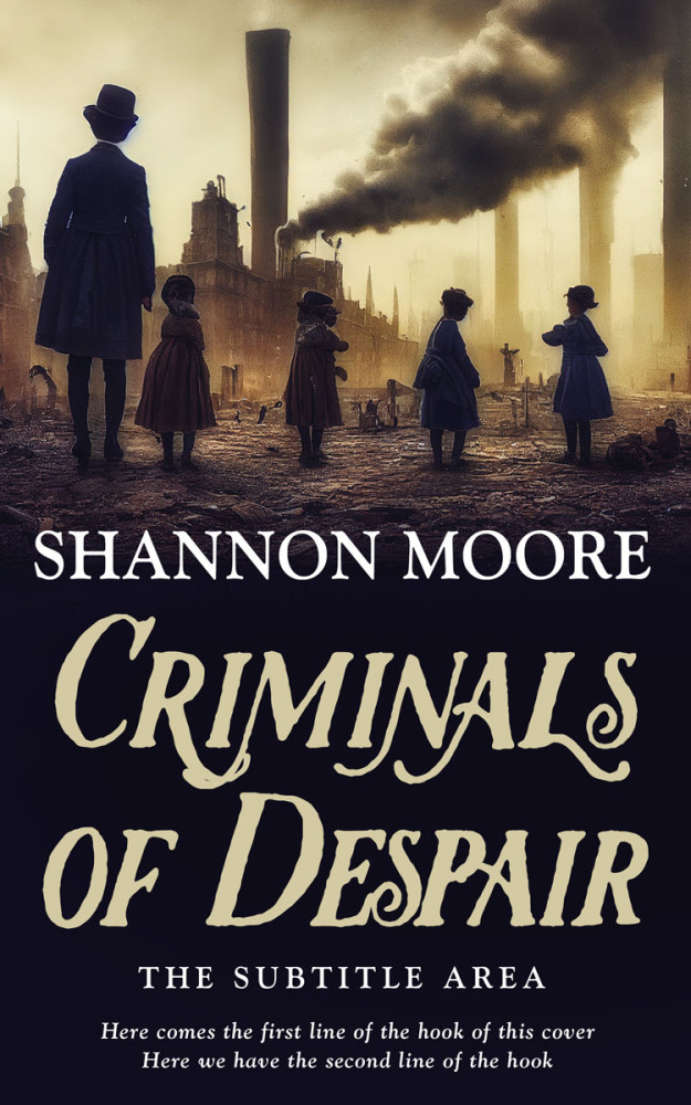 Front view of Yuma #14597 - Premade Apocalyptica Book Cover