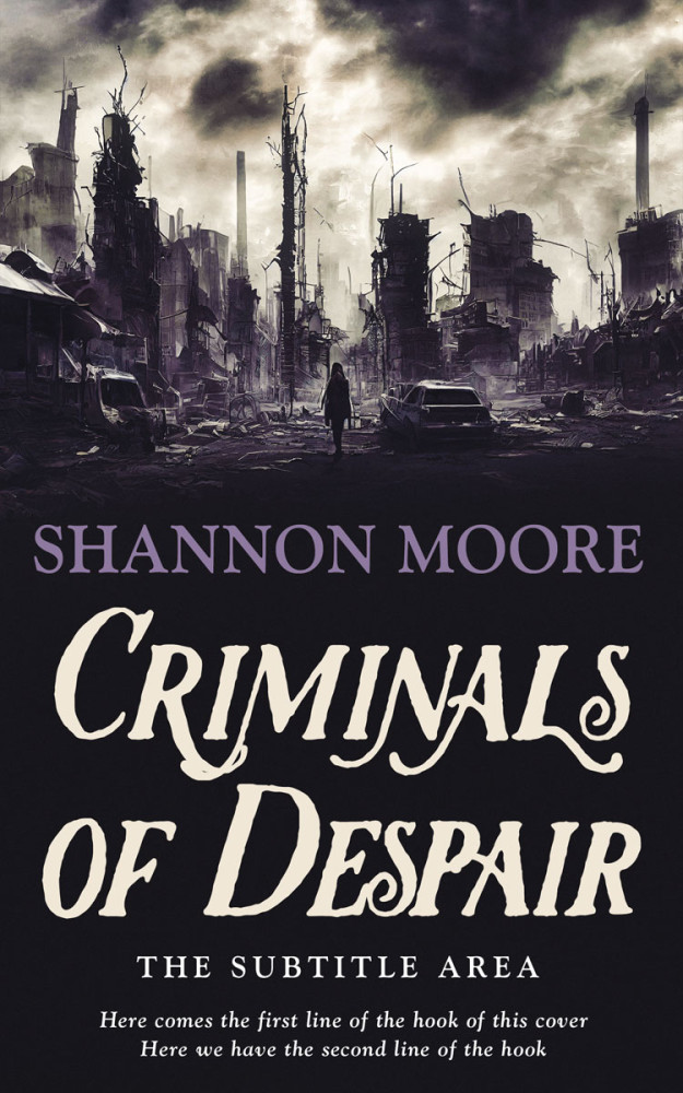 Front view of Sisal #14598 - Premade Apocalyptica Book Cover