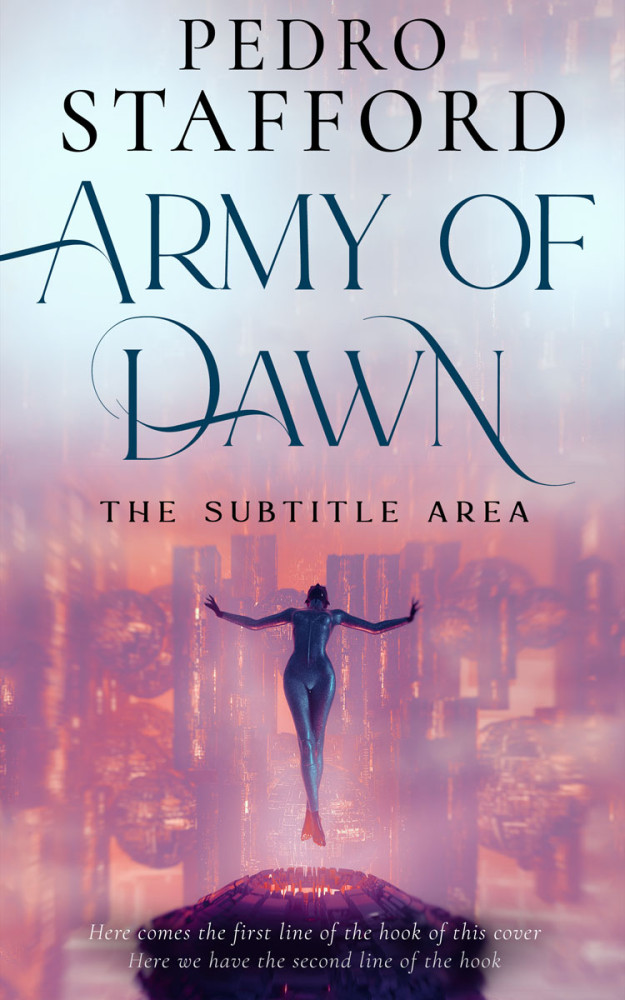 Front view of Viola #14605 - Premade Apocalyptica Book Cover