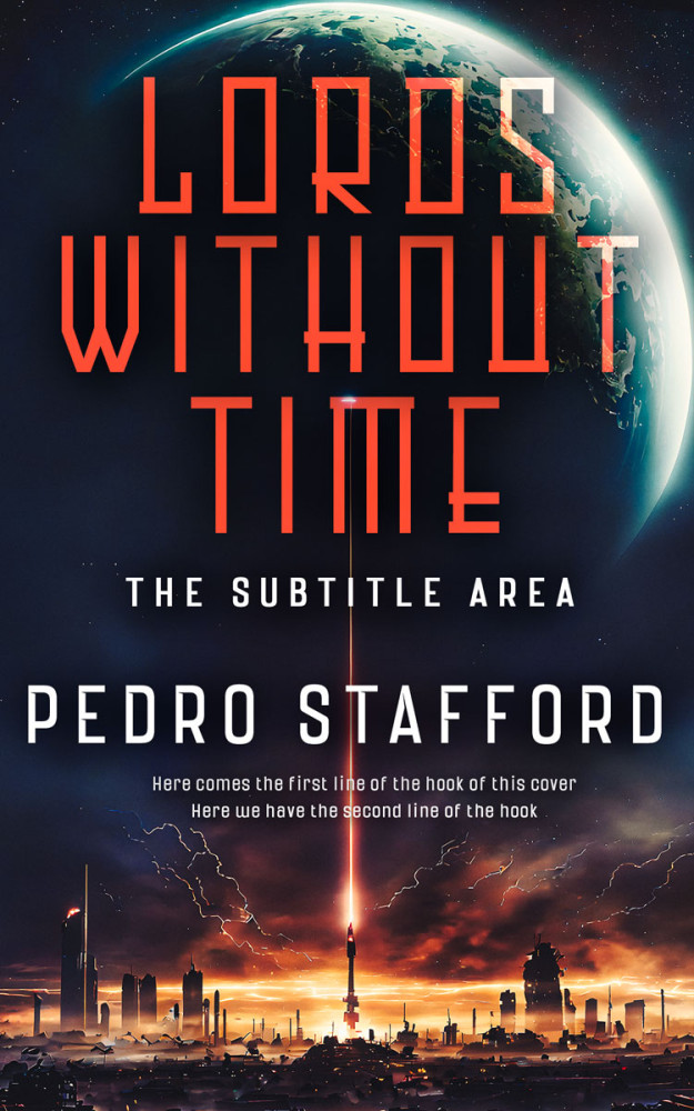 Front view of Copperfield #14616 - Premade Apocalyptica Book Cover