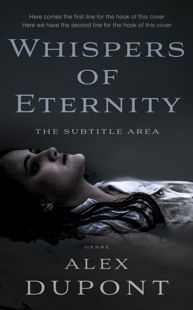 Front view of Shark #14628 - Premade Horror Book Cover