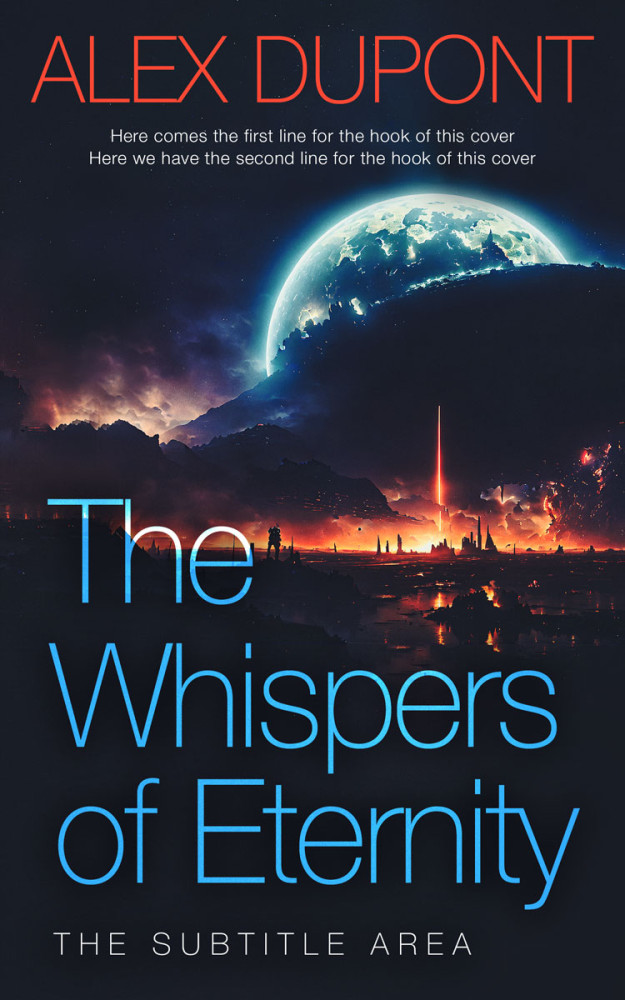 Front view of Steel Gray #14645 - Premade Apocalyptica Book Cover