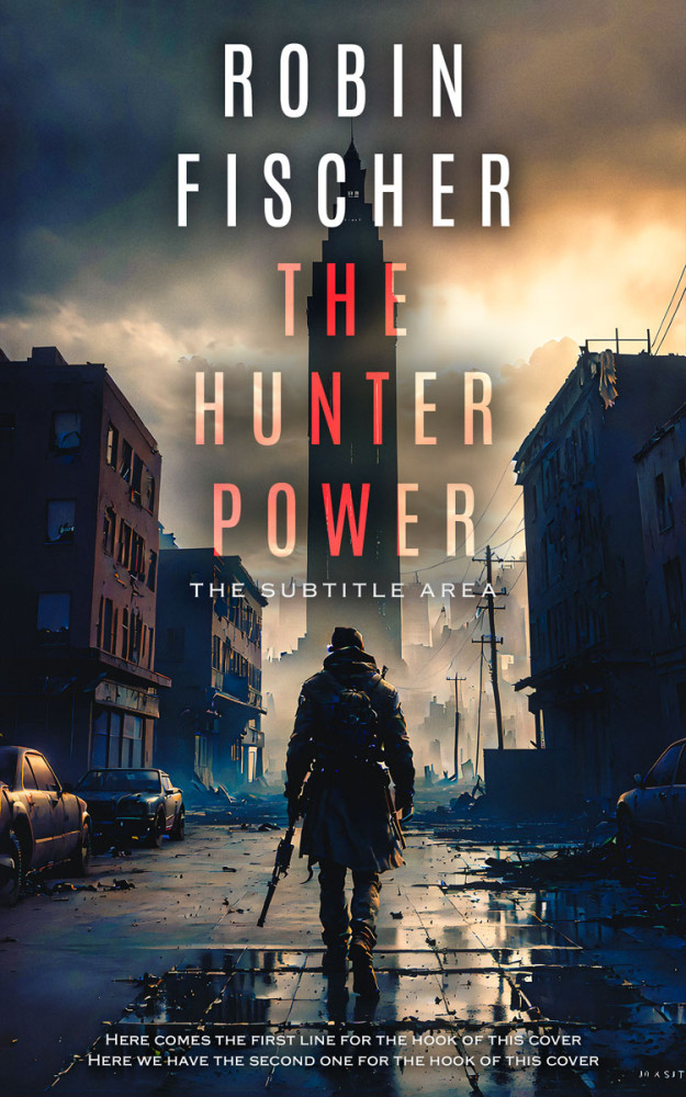 Front view of Tuna #14685 - Premade Apocalyptica Book Cover