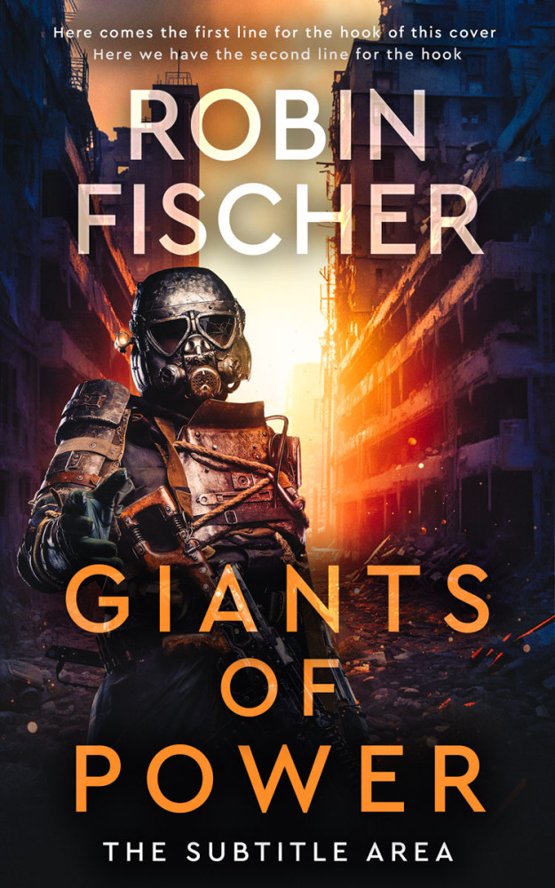 Front view of Burning Sand #14693 - Premade Apocalyptica Book Cover