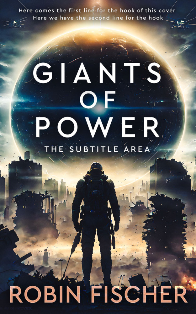 Front view of Akaroa #14696 - Premade Apocalyptica Book Cover