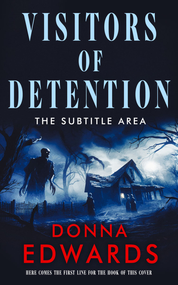 Front view of Mirage #14710 - Premade Horror Book Cover