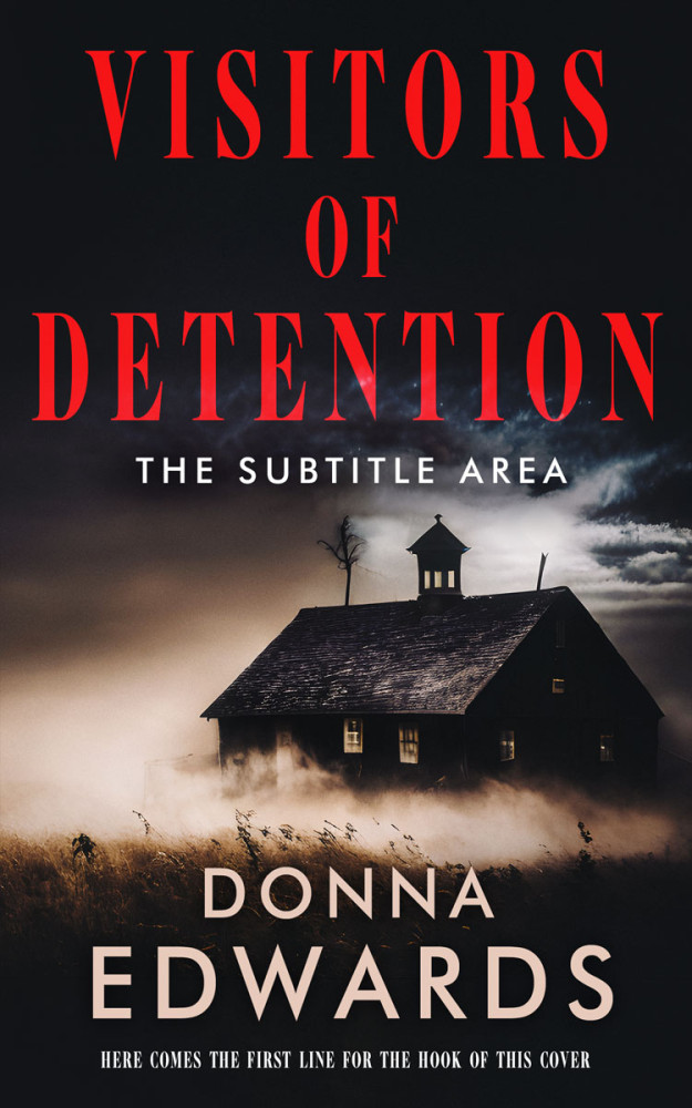 Front view of My Pink #14712 - Premade Horror Book Cover | BookCoverZone