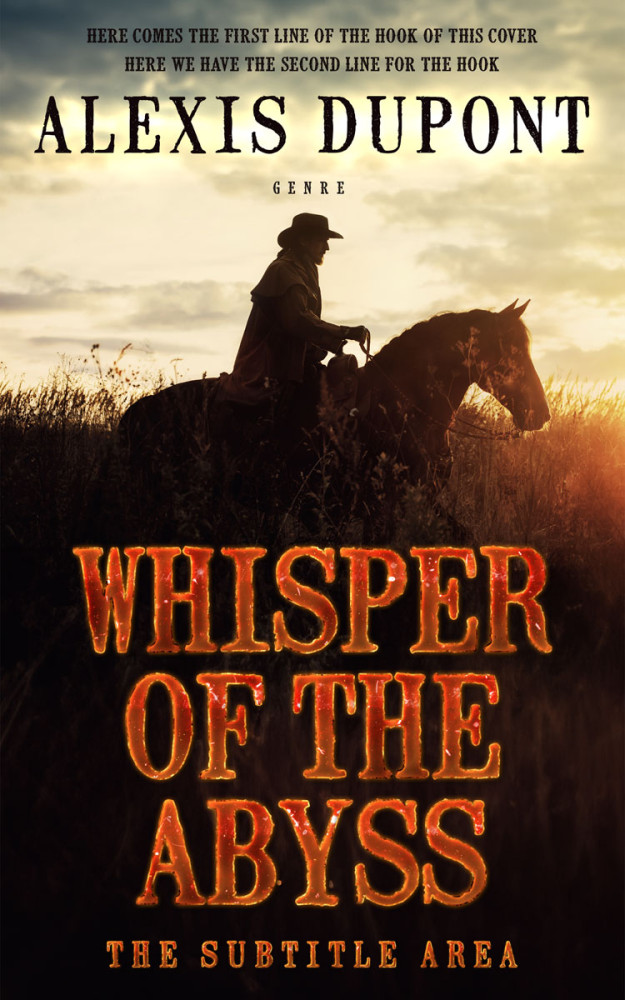 Front view of Tamarind #14740 - Premade Action & Adventure Book Cover