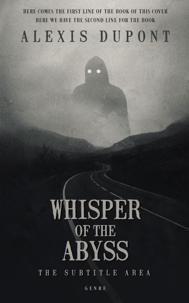 Front view of Cloudy #14751 - Premade Horror Book Cover