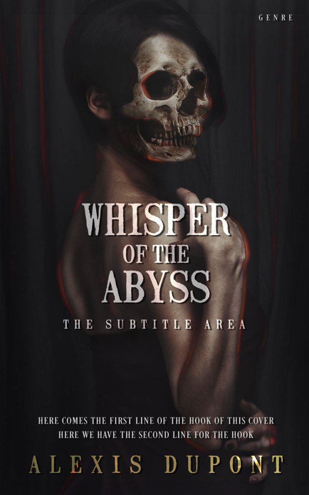 Front view of Thunder #14763 - Premade Horror Book Cover