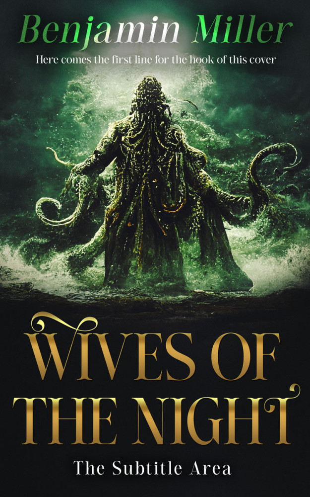 Front view of Heavy Metal #14777 - Premade Fantasy Book Cover