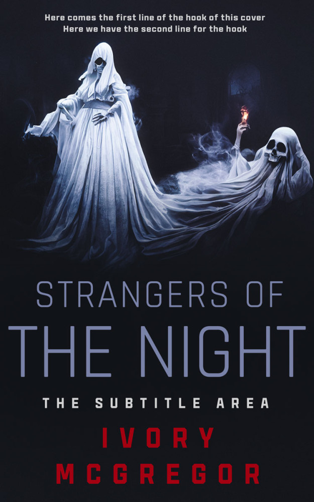 Front view of Steel Gray #14799 - Premade Horror Book Cover | BookCoverZone