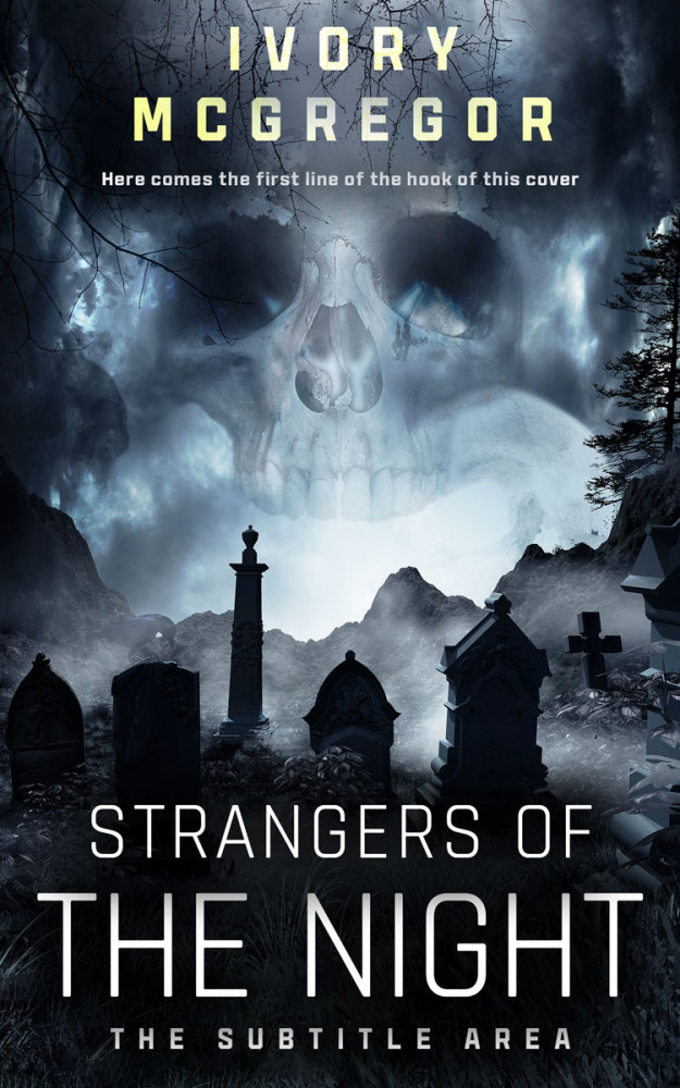 Front view of Bunker #14800 - Premade Fantasy Book Cover | BookCoverZone