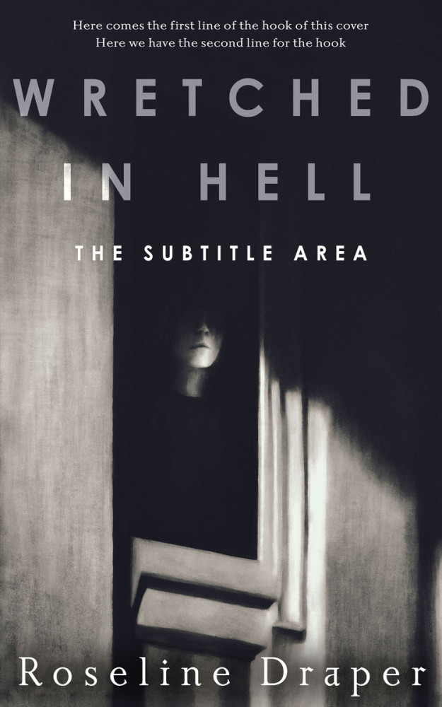 Front view of Cloudy #14823 - Premade Horror Book Cover