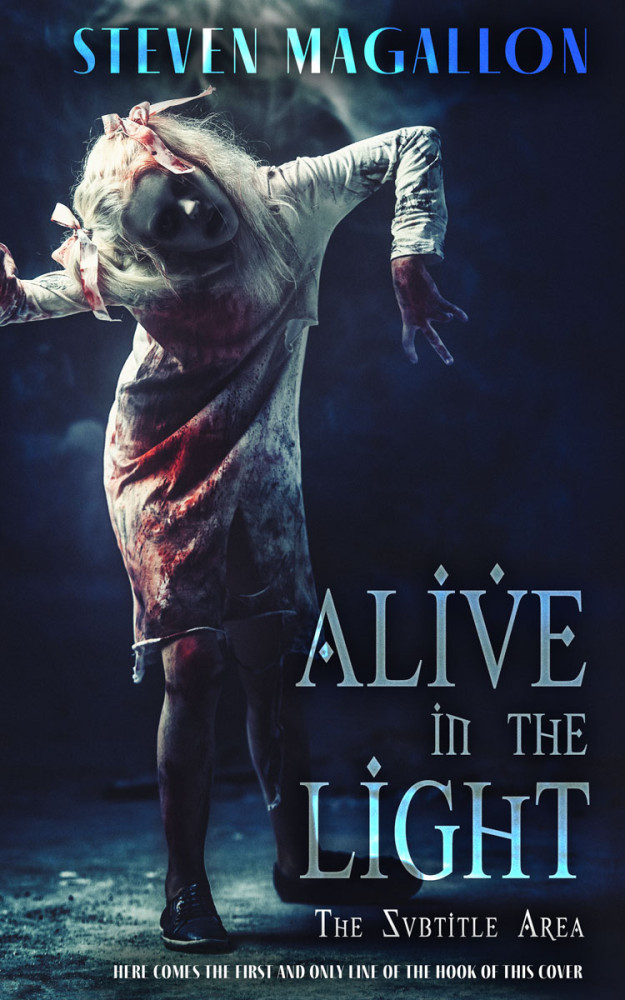 Front view of Mirage #14828 - Premade Horror Book Cover