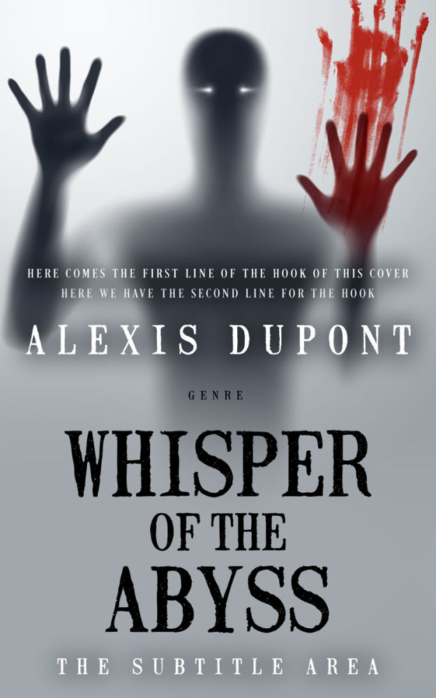 Front view of Manatee #14838 - Premade Horror Book Cover