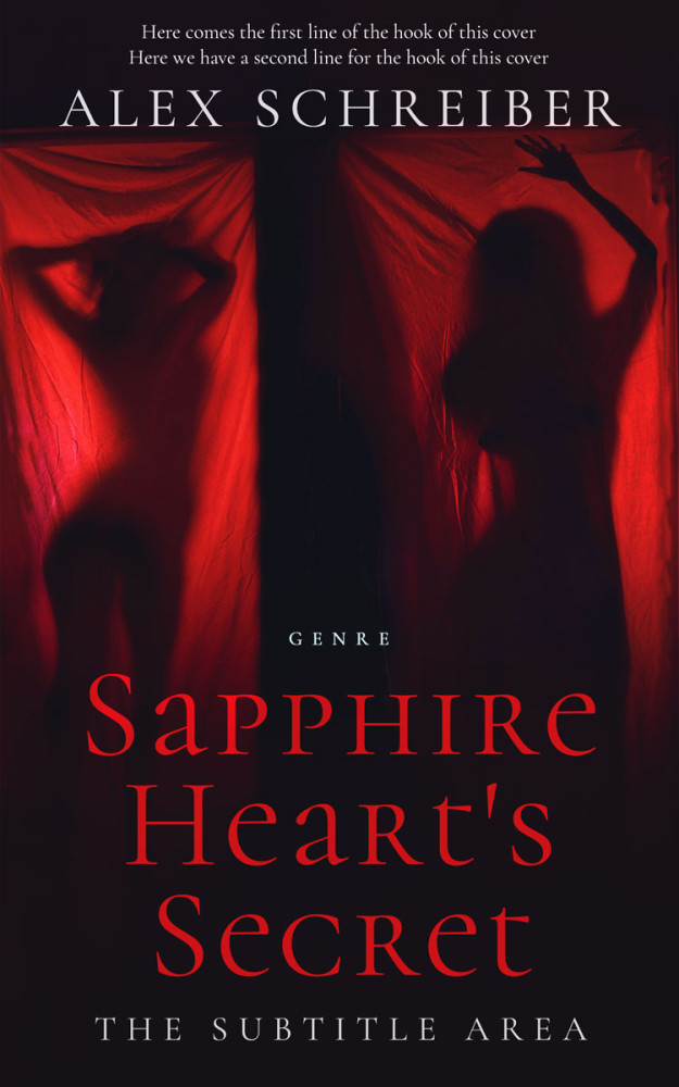 Front view of Gondola #14881 - Premade Erotica Book Cover