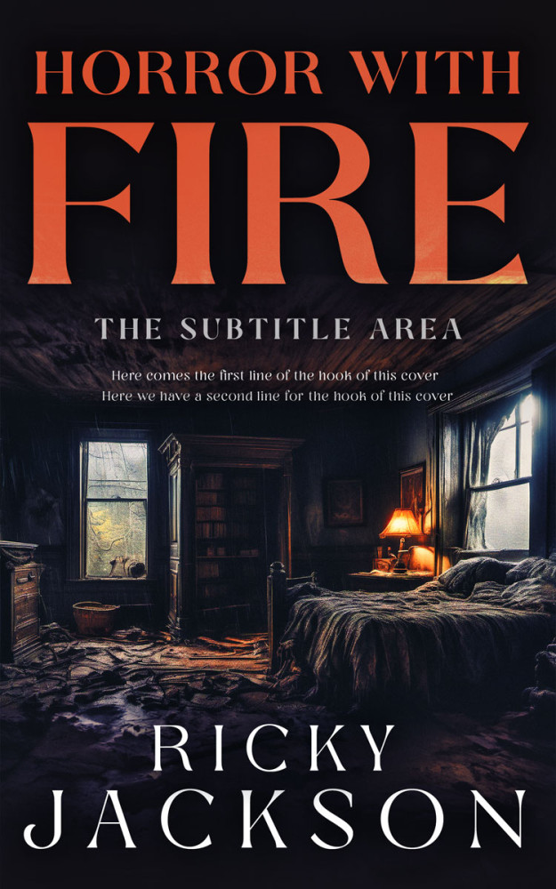 Front view of Woodsmoke #14931 - Premade Abstract Book Cover