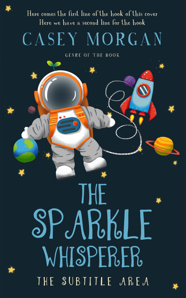 Front view of Timber Green #14935 - Premade Science Fiction Book Cover