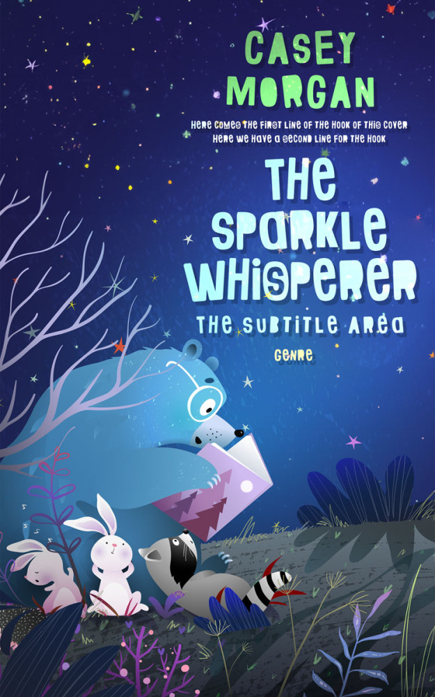 Front view of Rhino #14945 - Premade Fantasy Book Cover