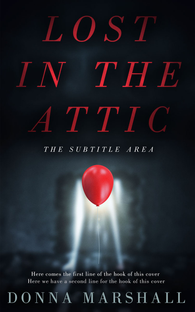 Front view of Bunker #14958 - Premade Horror Book Cover