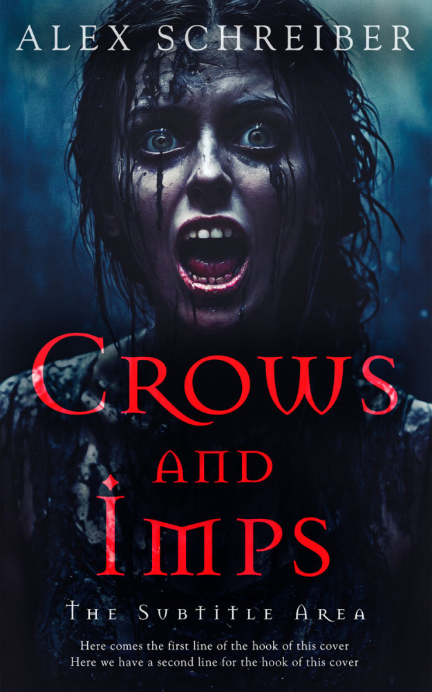 Front view of Vulcan #14992 - Premade Mystery & Thriller & Suspense Book Cover