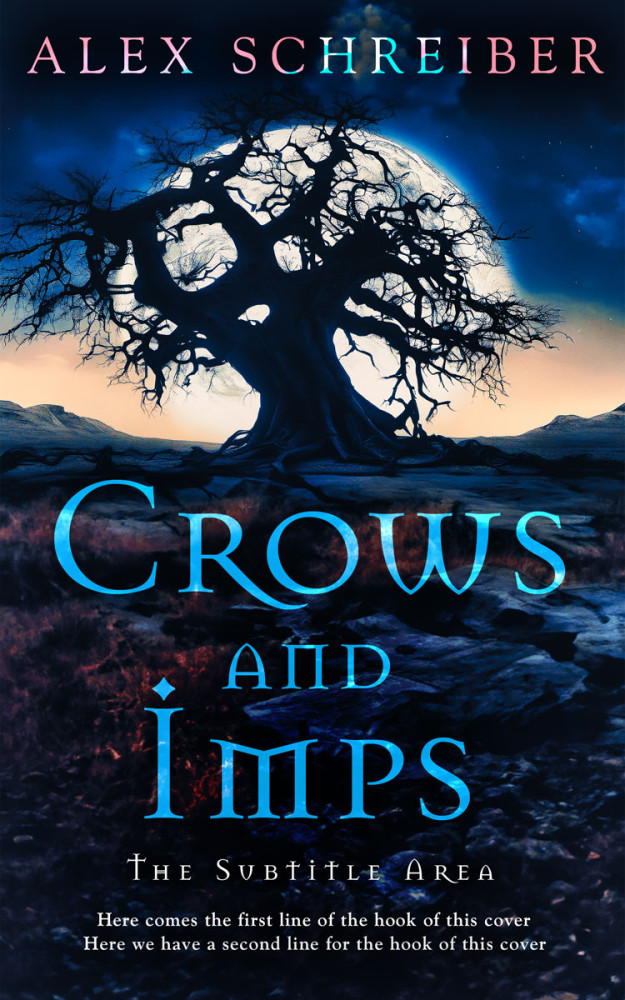 Front view of Firefly #14999 - Premade Fantasy Book Cover