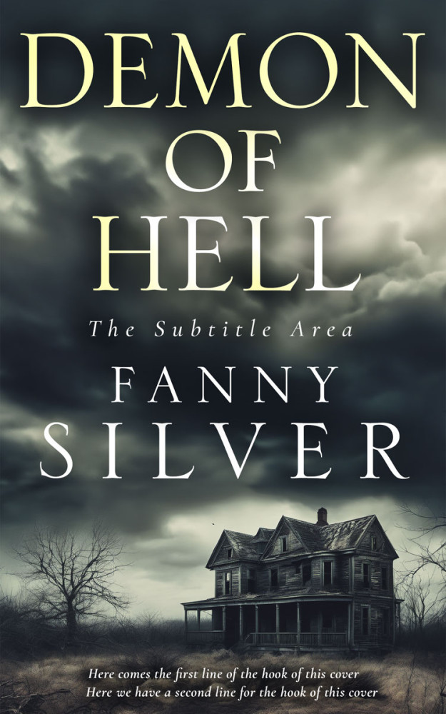 Front view of Outer Space #15011 - Premade Horror Book Cover